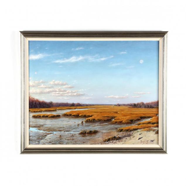 joseph-mcgurl-ma-b-1958-marshlands-with-moon