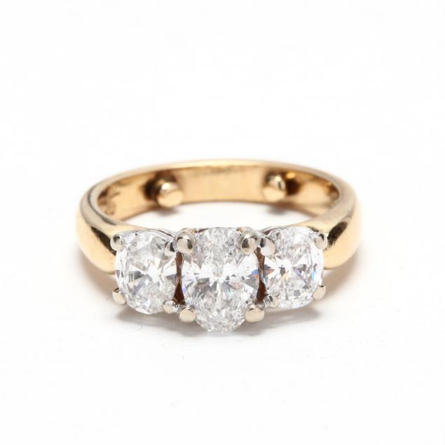 14kt-three-stone-diamond-ring