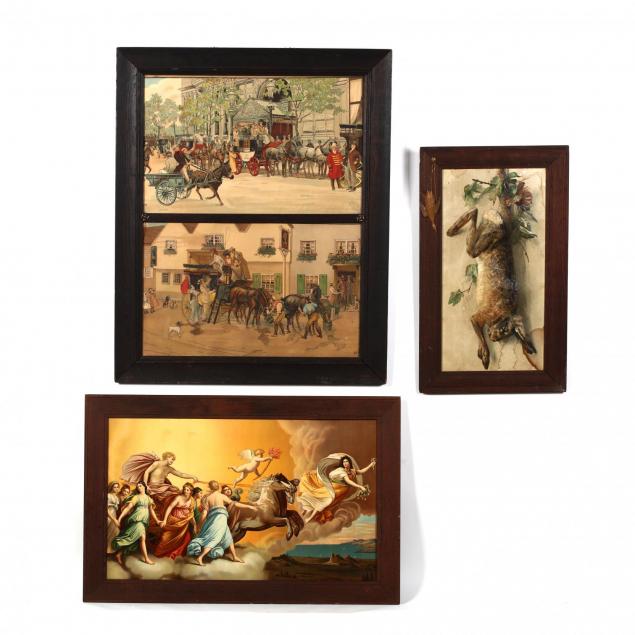 group-of-3-vintage-chromolithographs