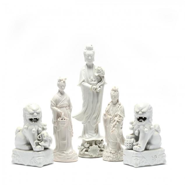 a-group-of-porcelain-blanc-de-chine-decorative-items