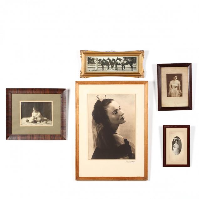 group-of-5-framed-antique-photographs