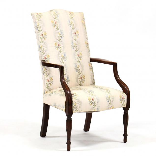 federal-mahogany-carved-lolling-chair