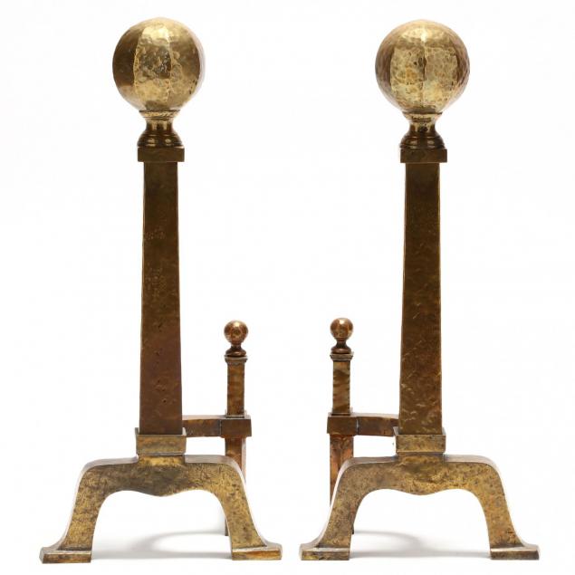pair-of-arts-and-crafts-style-andirons