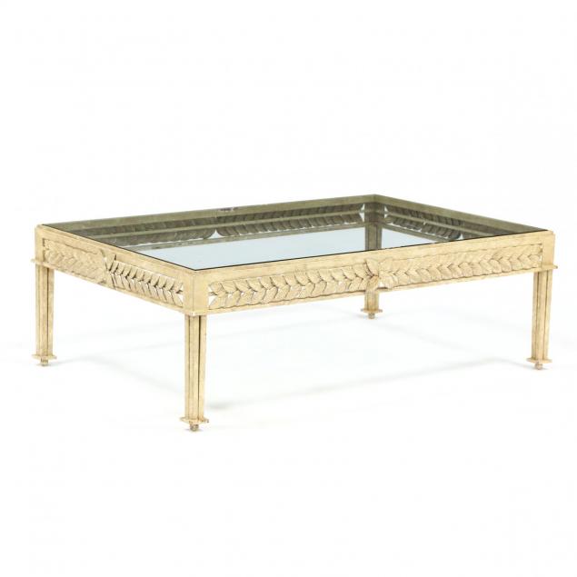 neoclassical-style-iron-and-glass-low-table