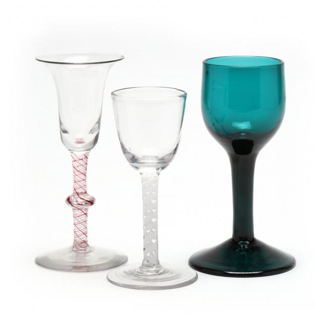 three-georgian-glass-stems