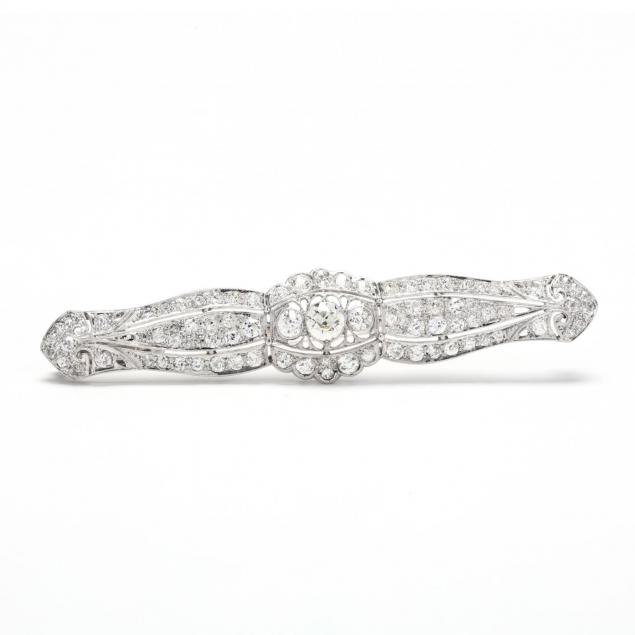 antique-platinum-and-diamond-bar-brooch