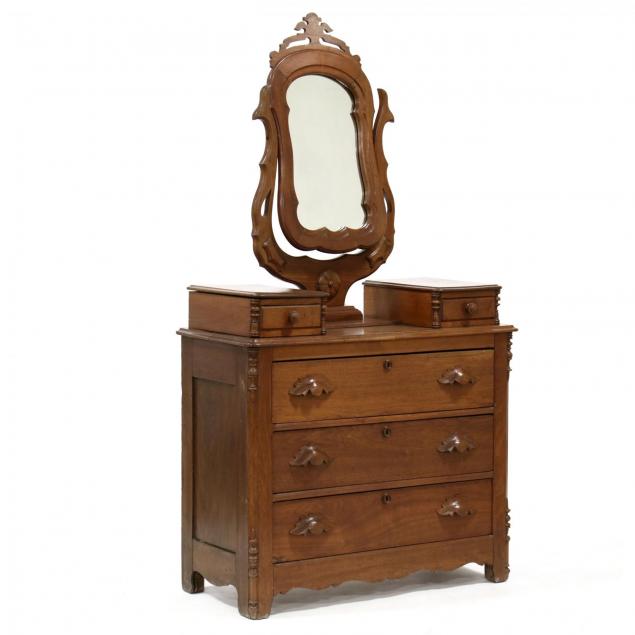 american-victorian-cottage-chest-of-drawers-with-mirror