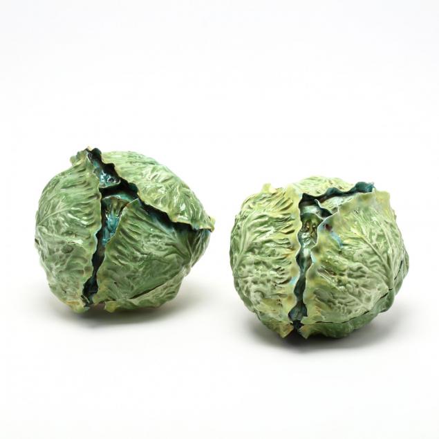 pair-of-italian-majolica-lidded-cabbage-bowls