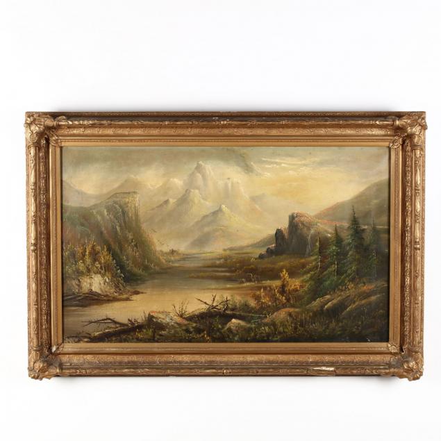 antique-continental-landscape-painting