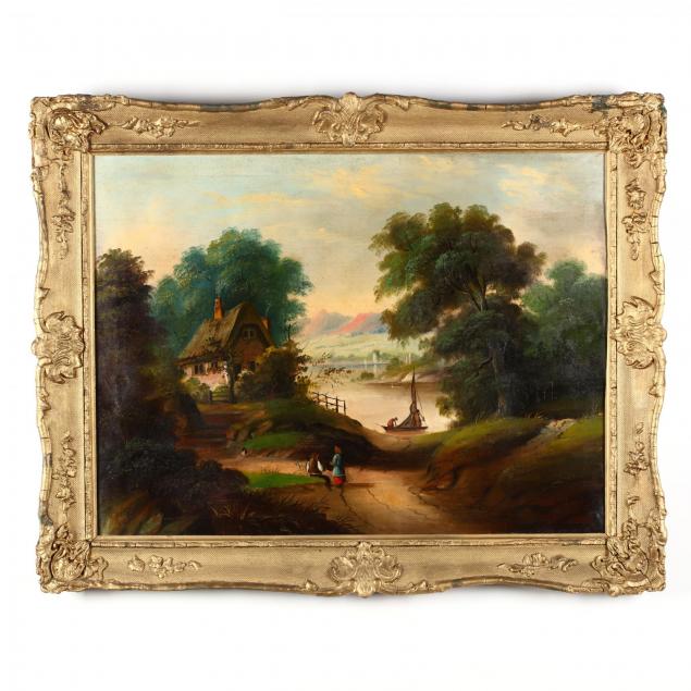 an-antique-english-school-landscape-painting