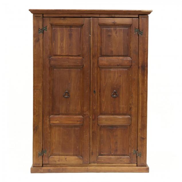 spanish-style-carved-pine-wardrobe