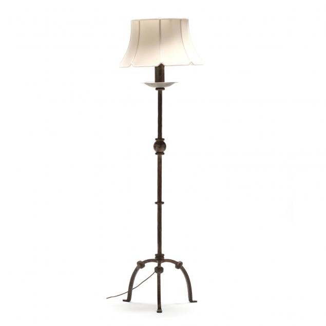 spanish-style-wrought-iron-floor-lamp