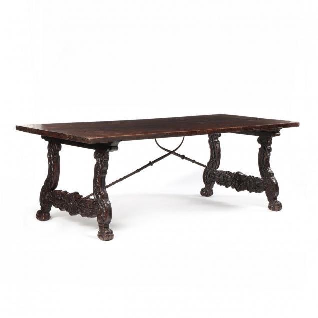 spanish-baroque-style-carved-dining-table