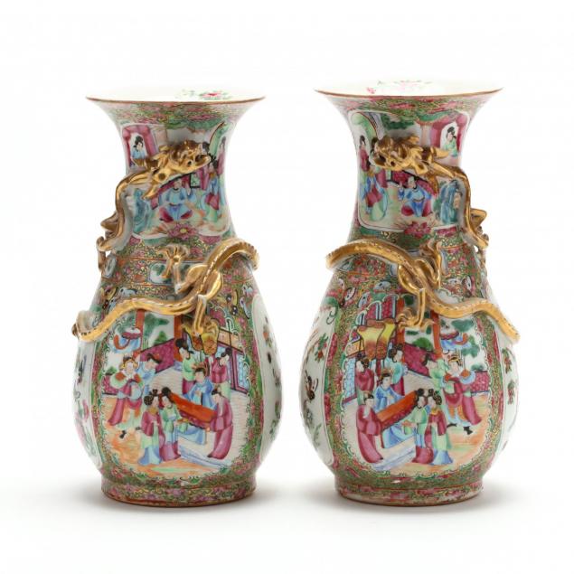 a-matched-pair-of-chinese-rose-medallion-porcelain-vases
