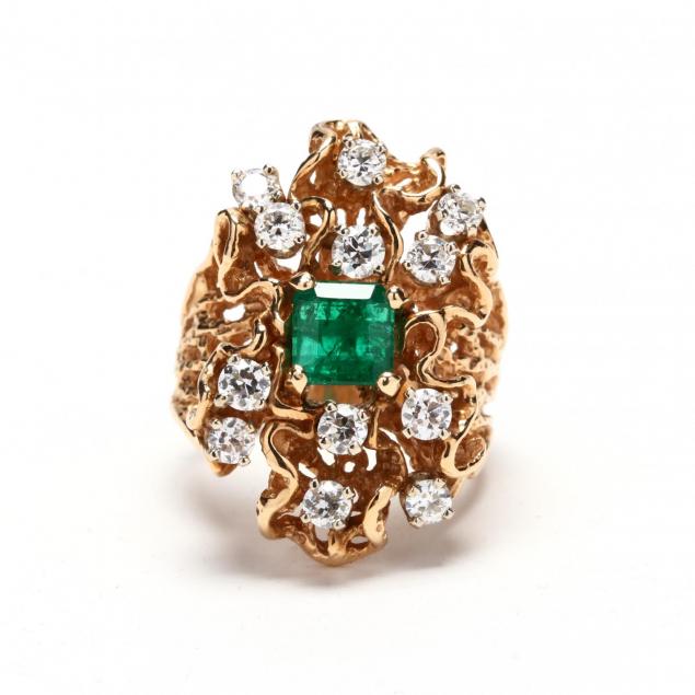 14kt-emerald-and-diamond-ring