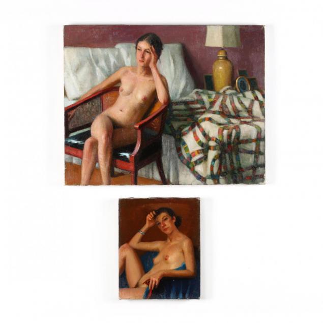 ray-goodbred-sc-1929-2011-two-nude-oil-portraits