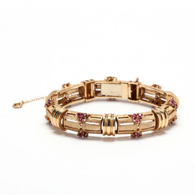 14kt-gold-and-ruby-bracelet