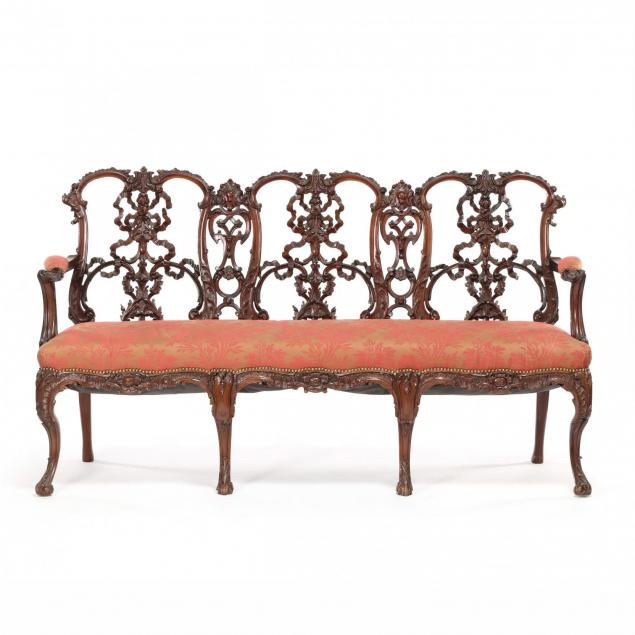 english-or-irish-chippendale-style-antique-triple-back-settee