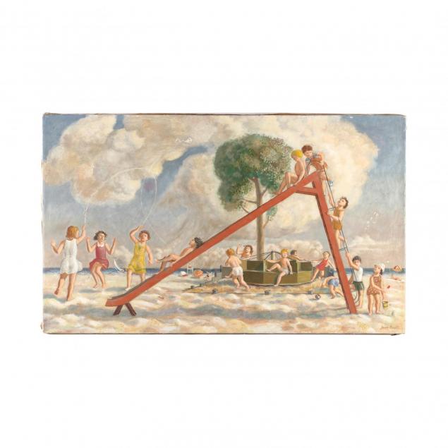 james-bonelli-pa-1916-2000-i-beach-playground-i