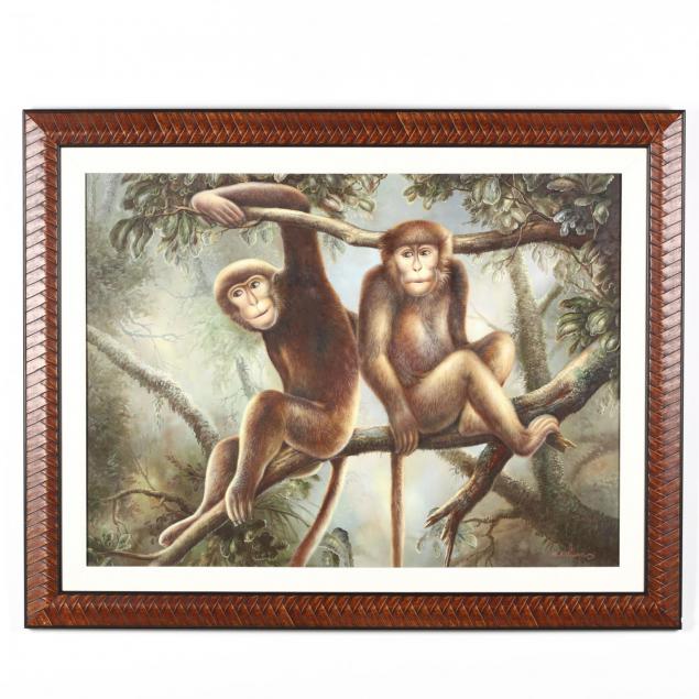 a-contemporary-painting-of-two-monkeys-in-a-rainforest