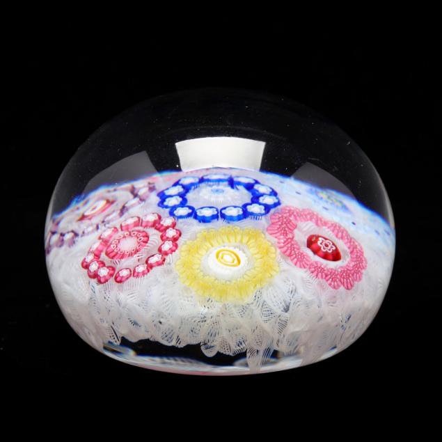 baccarat-millefiori-decorated-paperweight