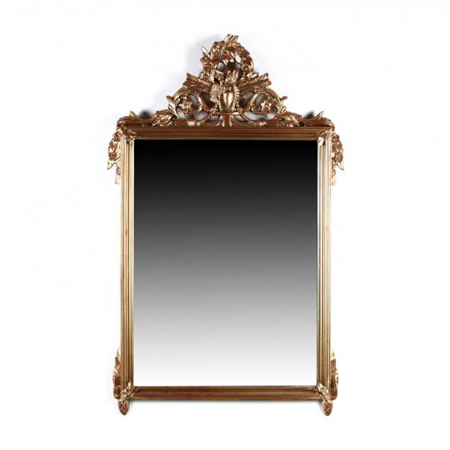 contemporary-italianate-gilt-and-beveled-mirror