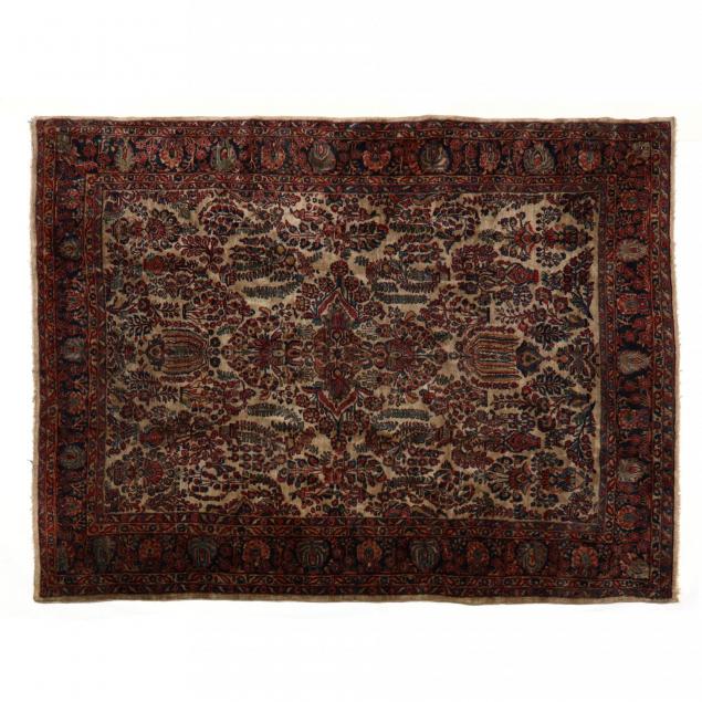 ivory-field-sarouk-carpet