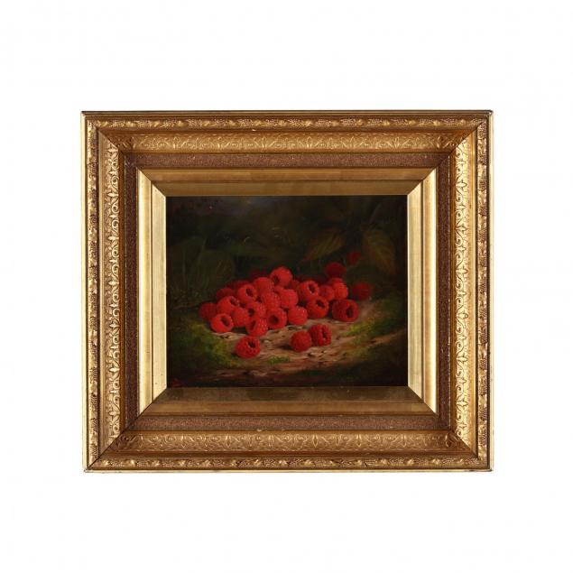an-american-pre-raphaelite-still-life-painting-of-raspberries