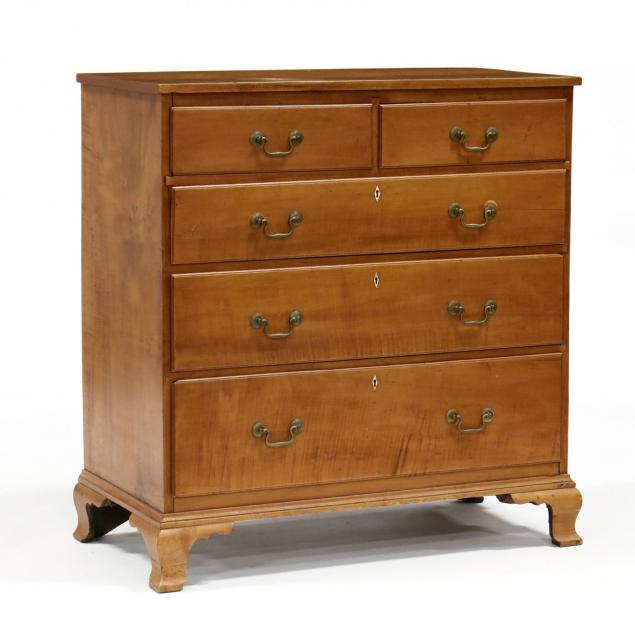 new-england-chippendale-maple-chest-of-drawers