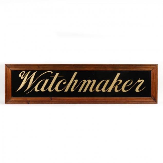 vintage-watchmaker-trade-sign