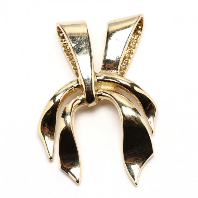 14kt-gold-bow-motif-pendant