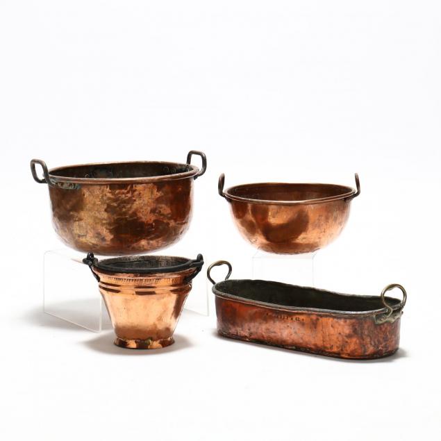 four-antique-copper-vessels