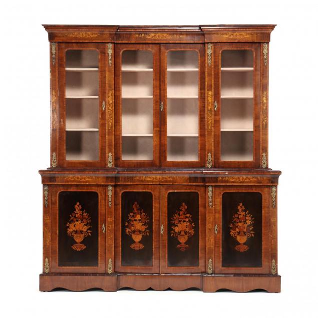 french-marquetry-inlaid-bibliotheque-deux-corps