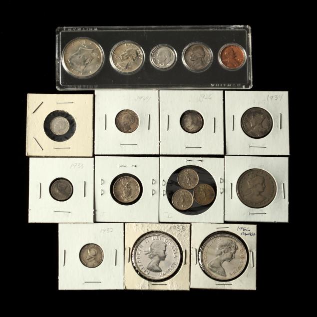 mixed-group-of-20th-century-coins