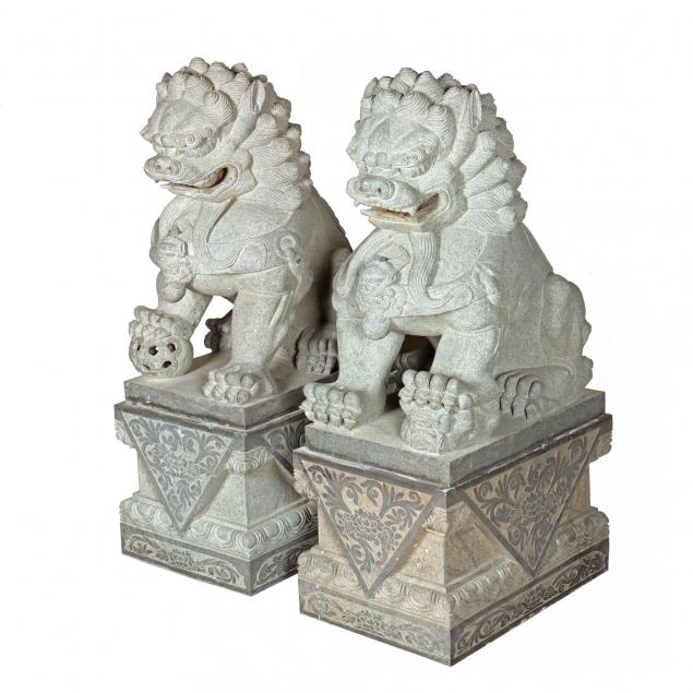 a-pair-of-monumental-carved-granite-foo-lions