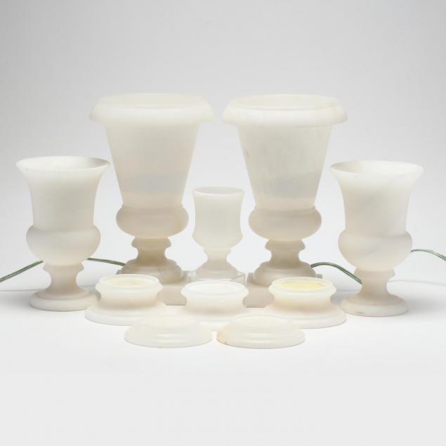 large-group-of-assembled-alabaster-lighting-accessories