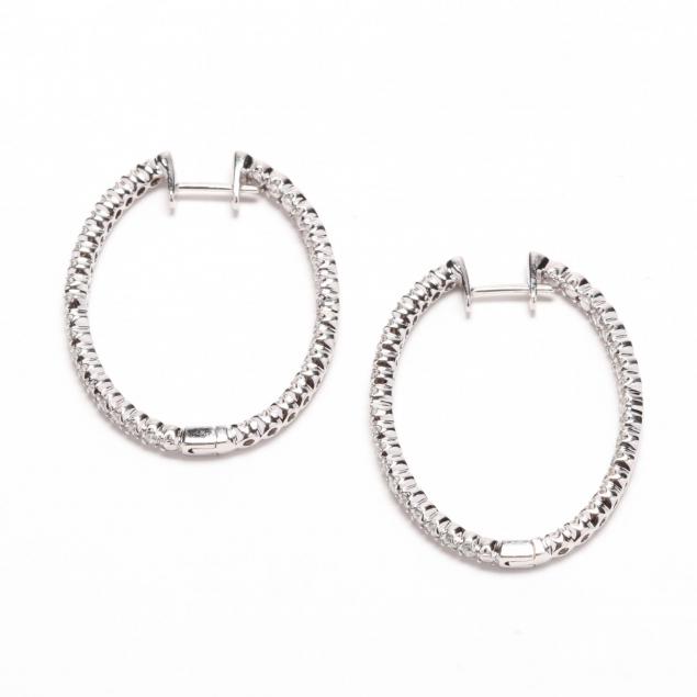 pair-of-14kt-white-gold-and-diamond-ear-hoops