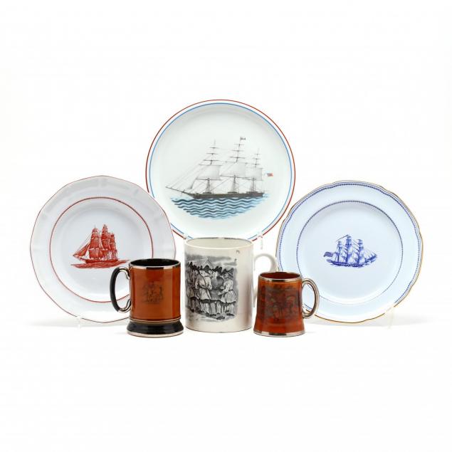 group-of-antique-and-contemporary-tableware