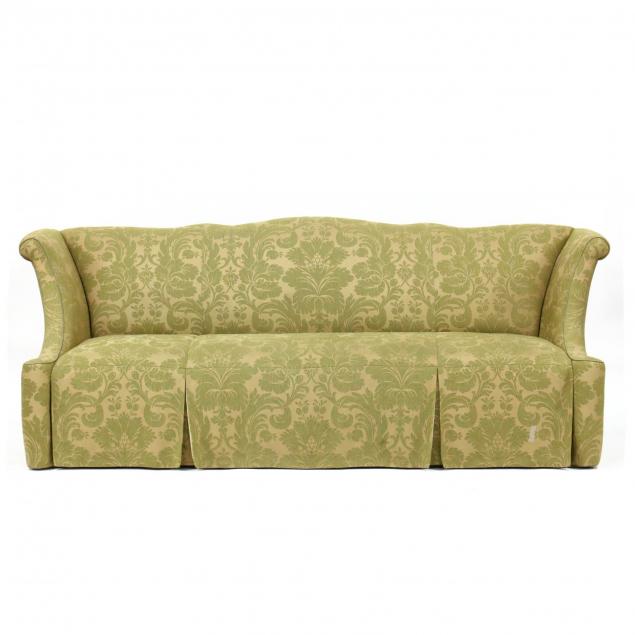 lee-industries-damask-upholstered-sofa