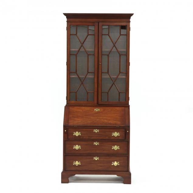 henkel-harris-chippendale-style-secretary-bookcase