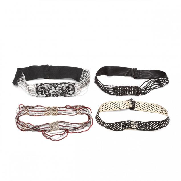 four-antique-beaded-chokers