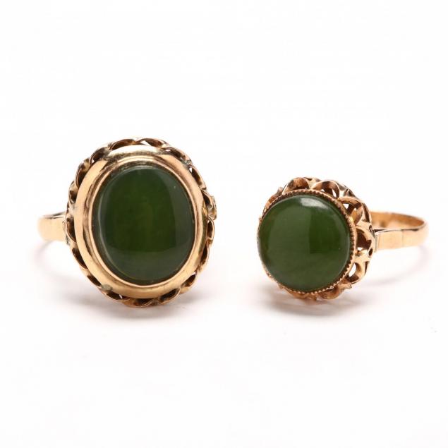 two-14kt-gold-nephrite-rings