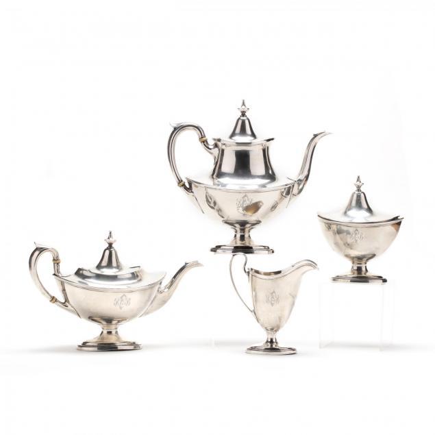 gorham-sterling-silver-four-piece-tea-set