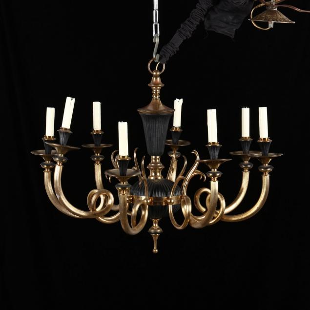 neoclassical-style-serpent-arm-chandelier