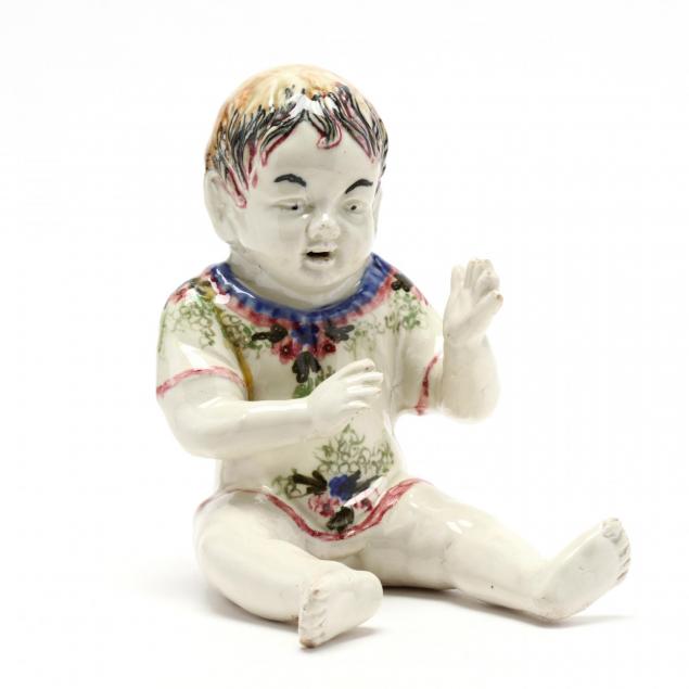 majolica-figure-of-a-child