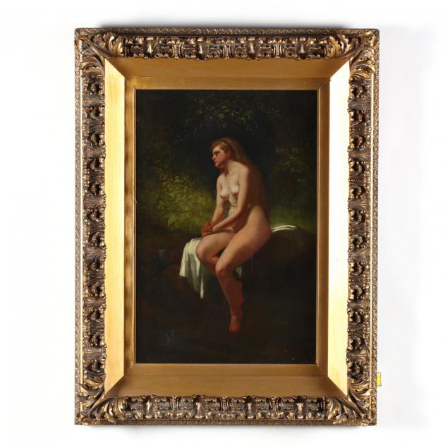 an-antique-painting-of-a-nude-young-woman