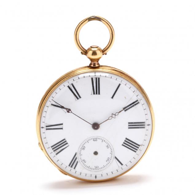 antique-swiss-18kt-open-face-pocket-watch