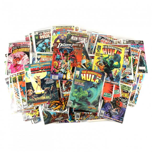 large-group-of-marvel-comics