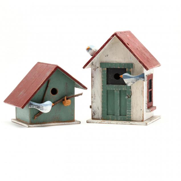 two-folk-art-birdhouses