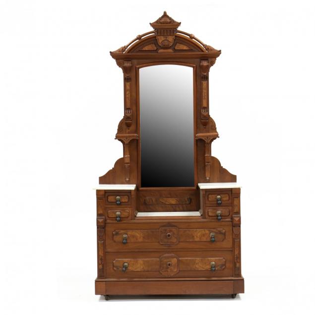 victorian-carved-walnut-marble-top-dresser-with-mirror